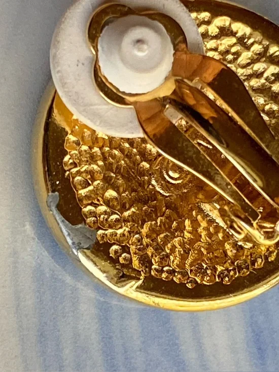 Vintage Anne Klein Clip On Earrings - Picture 5 of 6